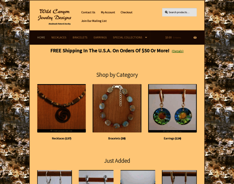 Wildcanyonjewelry.com thumbnail