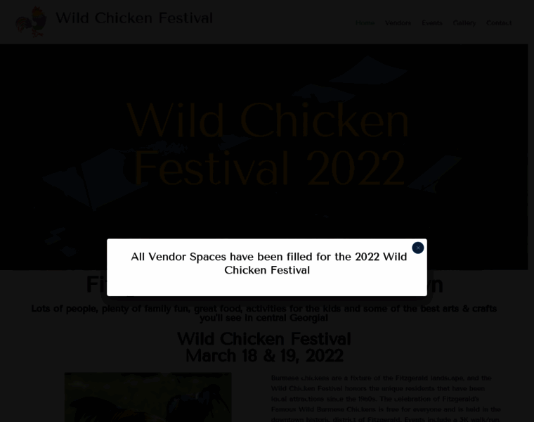 Wildchickenfestival.com thumbnail
