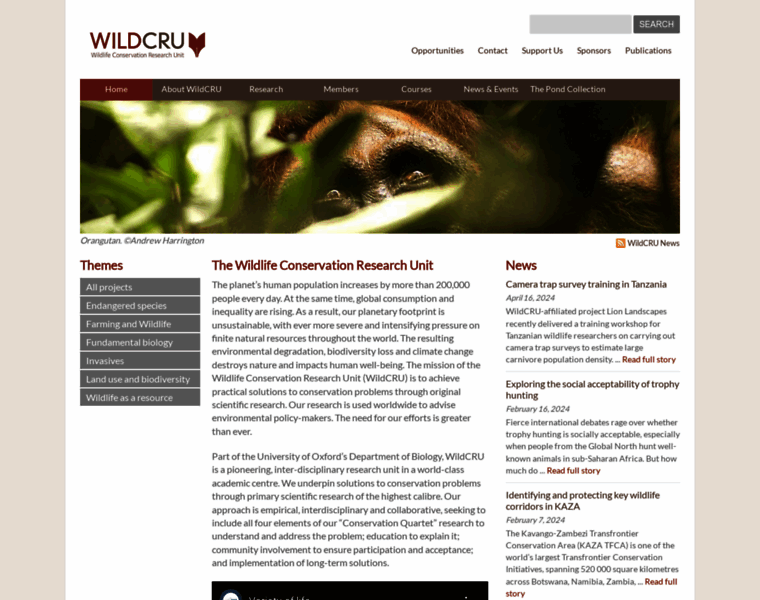 Wildcru.org thumbnail