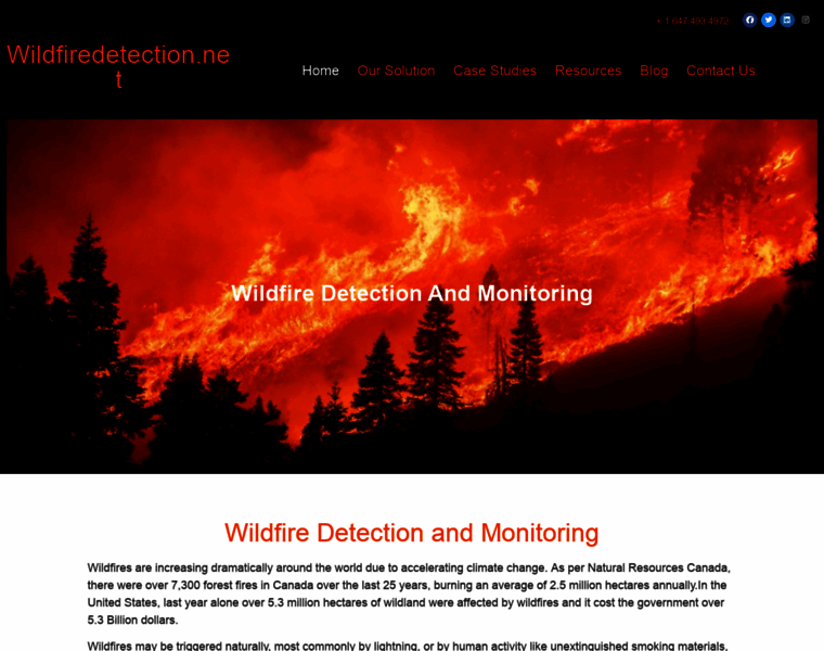 Wildfiredetection.net thumbnail