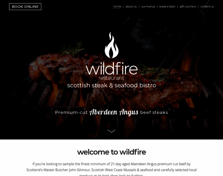 Wildfirerestaurant.co.uk thumbnail