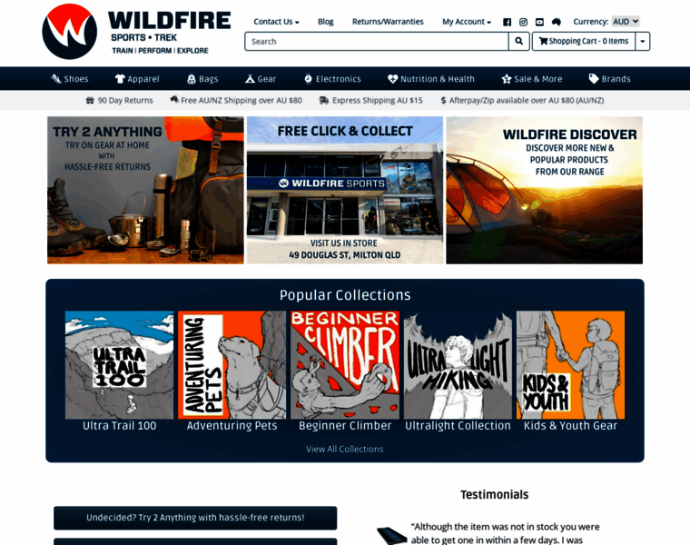 Wildfiresports.com.au thumbnail