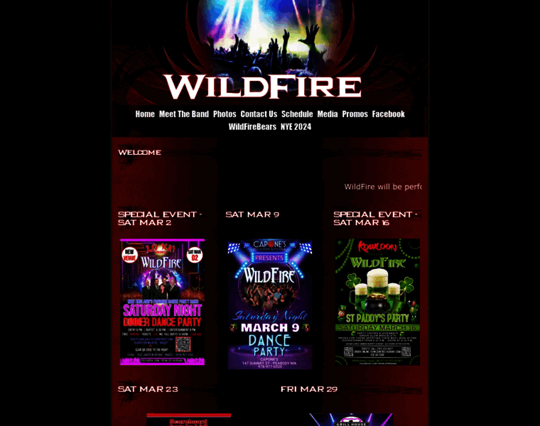 Wildfiretheband.net thumbnail