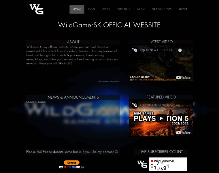 Wildgamersk.com thumbnail