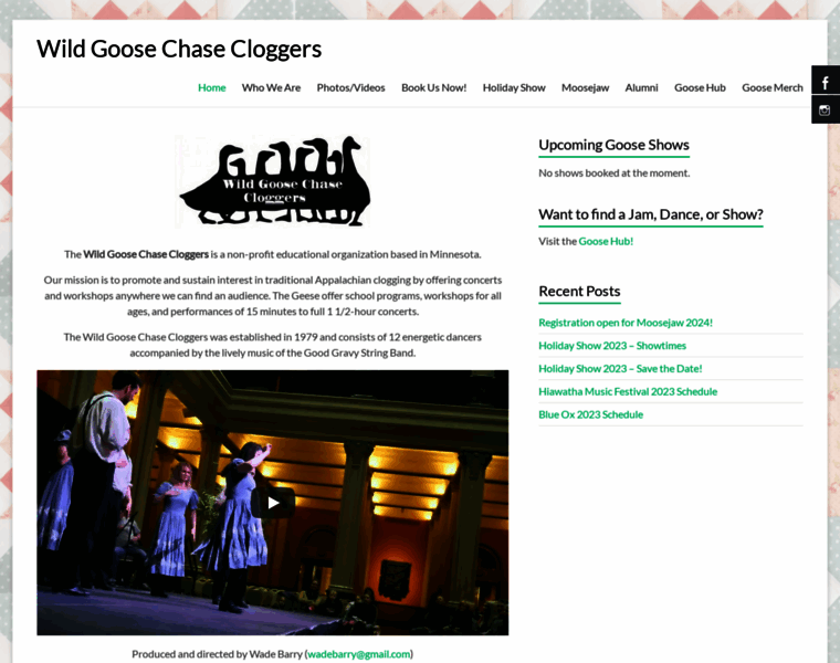 Wildgoosechasecloggers.org thumbnail