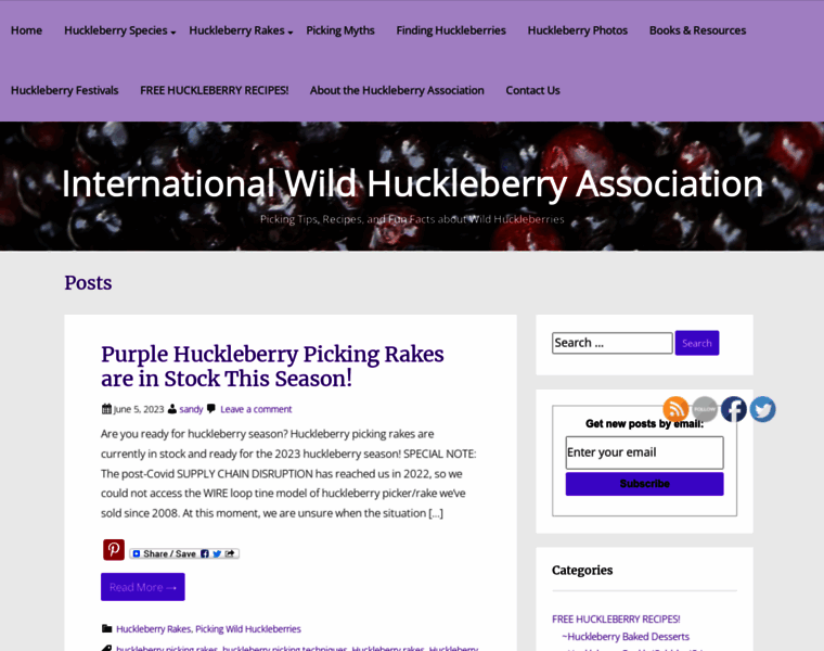 Wildhuckleberry.com thumbnail