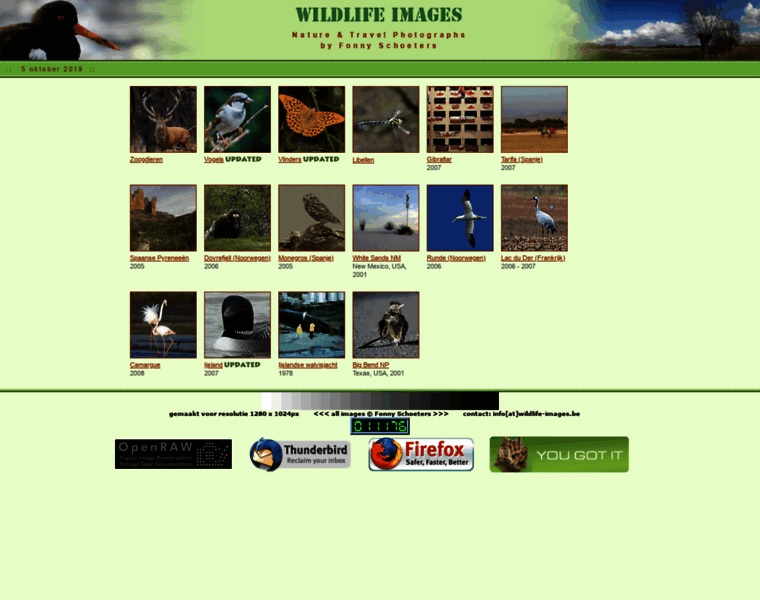Wildlife-images.be thumbnail