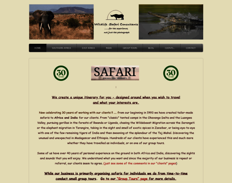 Wildlife-safari-consultants.net thumbnail