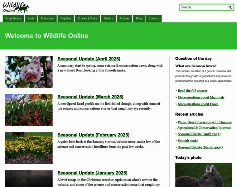 Wildlifeonline.me.uk thumbnail Wildlifeonline.me.uk thumbnail