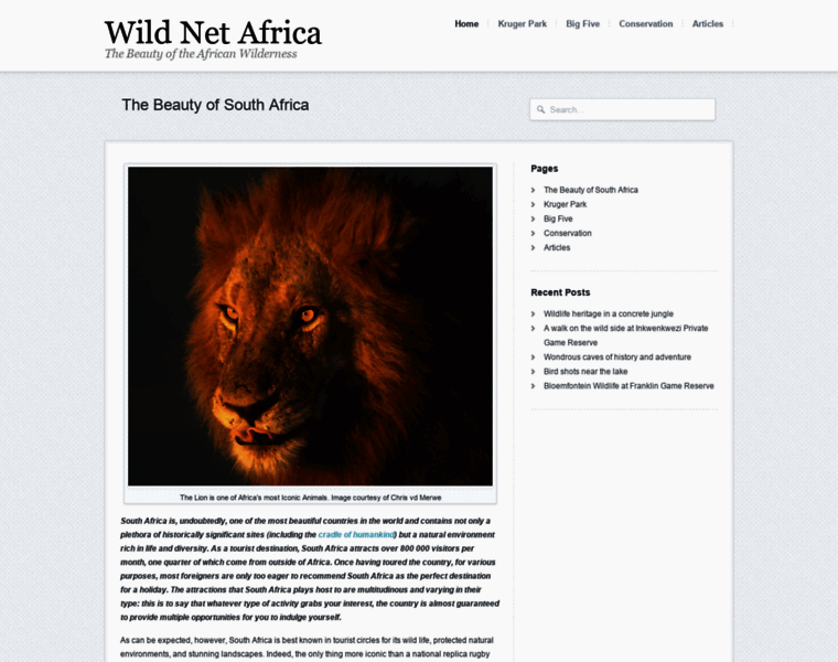 Wildnetafrica.co.za thumbnail