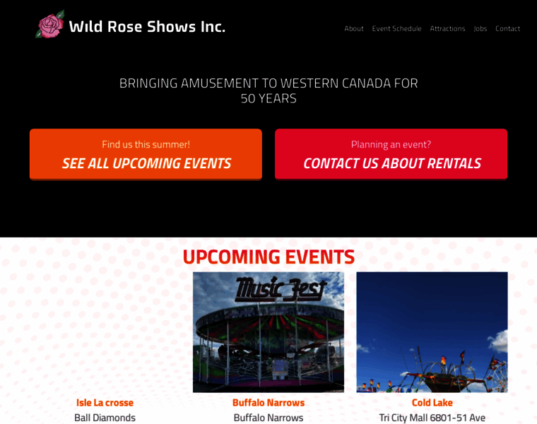 Wildroseshows.ca thumbnail