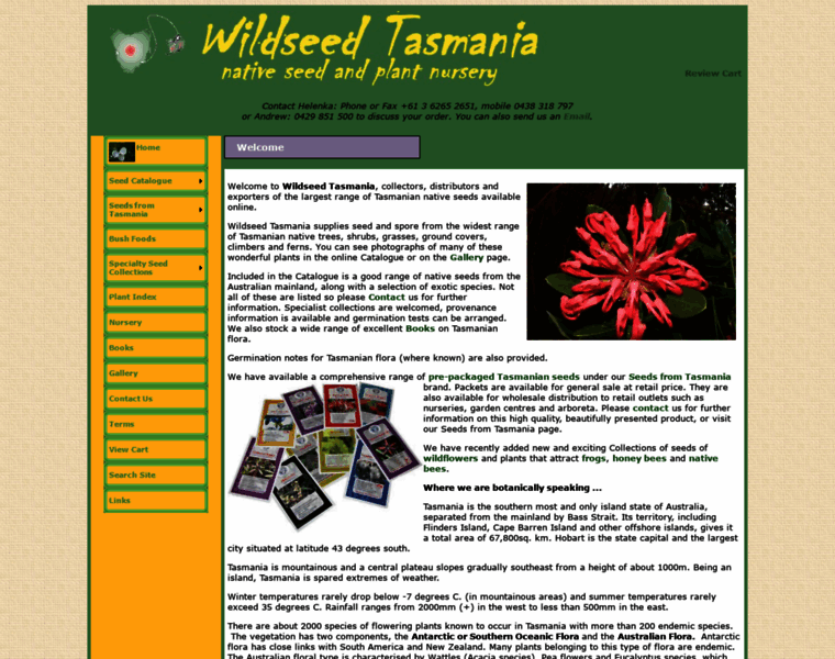 Wildseedtasmania.com.au thumbnail