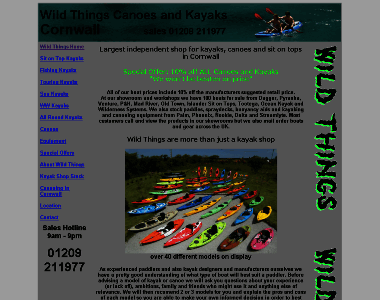 Wildthings-canoes.co.uk thumbnail