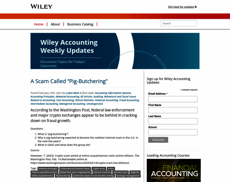 Wileyaccountingupdates.com thumbnail