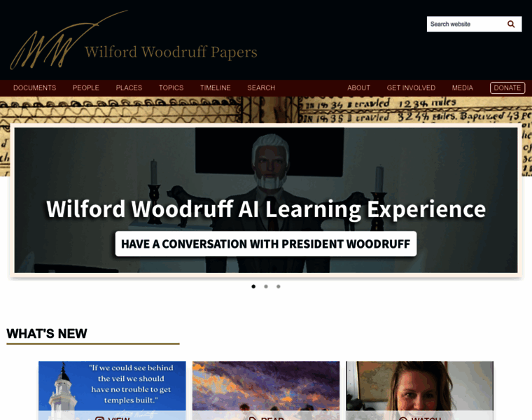 Wilfordwoodruffpapers.org thumbnail