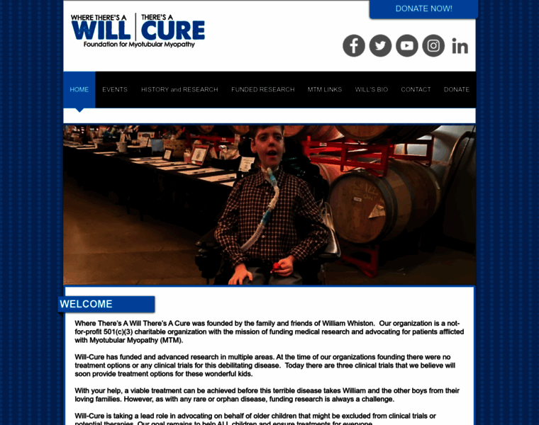 Will-cure.org thumbnail