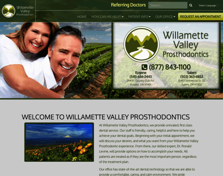 Willamettevalleyprosthodontics.com thumbnail