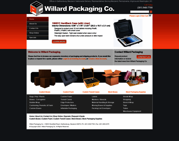 Willardpackaging.com thumbnail