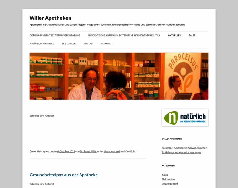 Willer-apotheken.de thumbnail