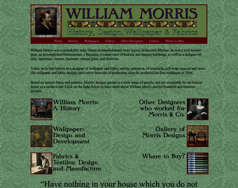 William-morris.com thumbnail