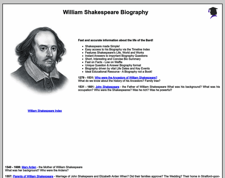 William-shakespeare.org.uk thumbnail