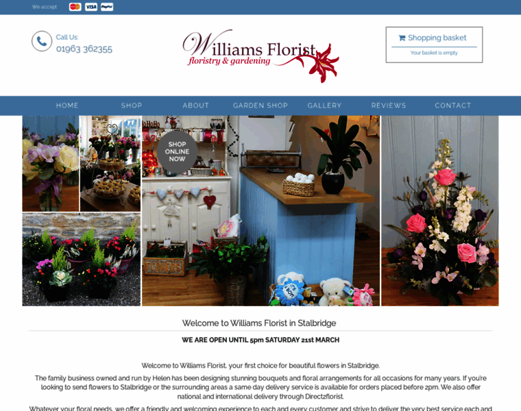 Williams-florist.co.uk thumbnail