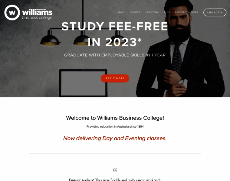 Williams.edu.au thumbnail