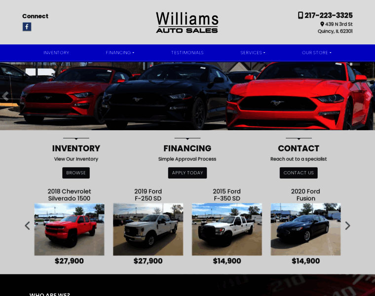 Williamsautosalesquincy.com thumbnail