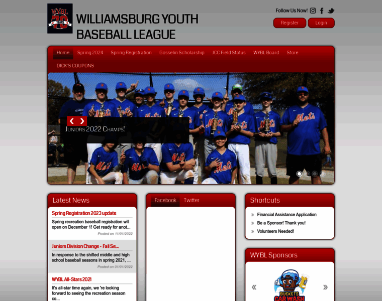 Williamsburgbaseball.com thumbnail