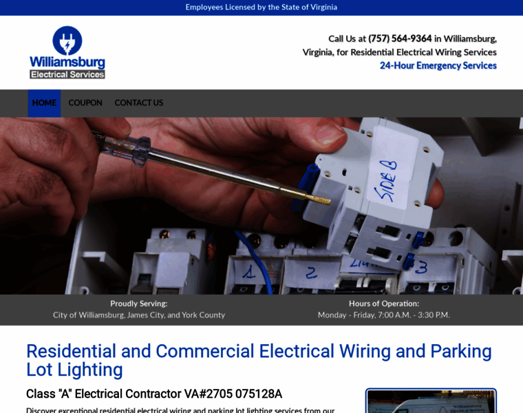 Williamsburgelectricalservices.com thumbnail