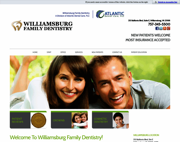 Williamsburgfamilydentistry.com thumbnail