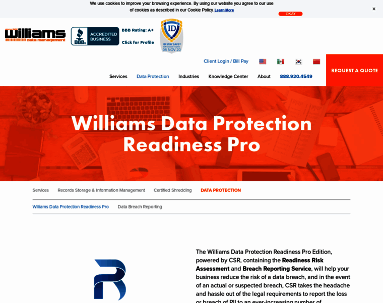 Williamsdataprotection.com thumbnail