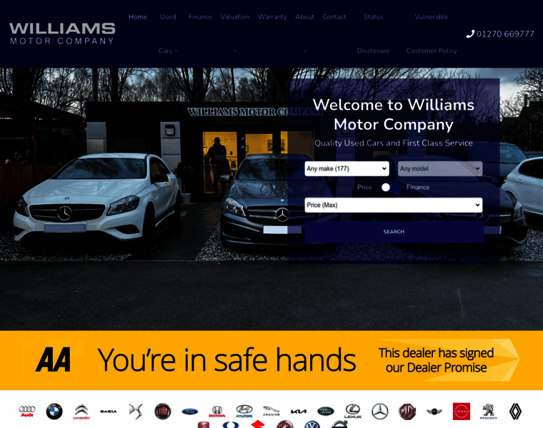 Williamsmotor-company.co.uk thumbnail