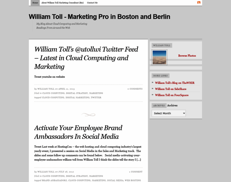 Williamtoll.com thumbnail