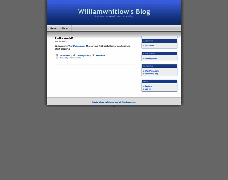 Williamwhitlow.com thumbnail