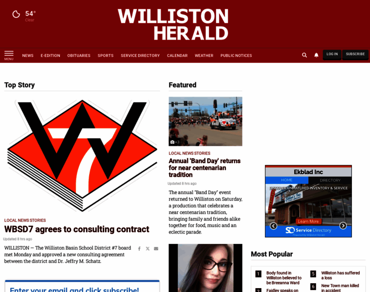 Willistonherald.com thumbnail
