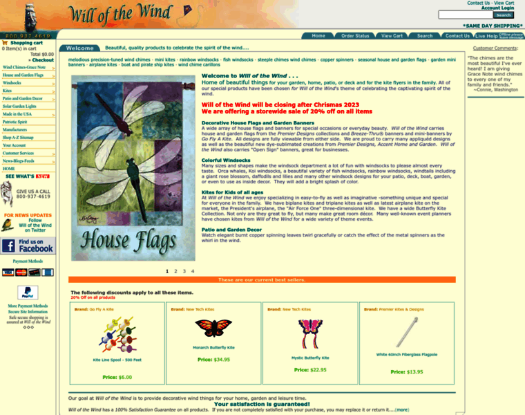 Willofthewind.com thumbnail
