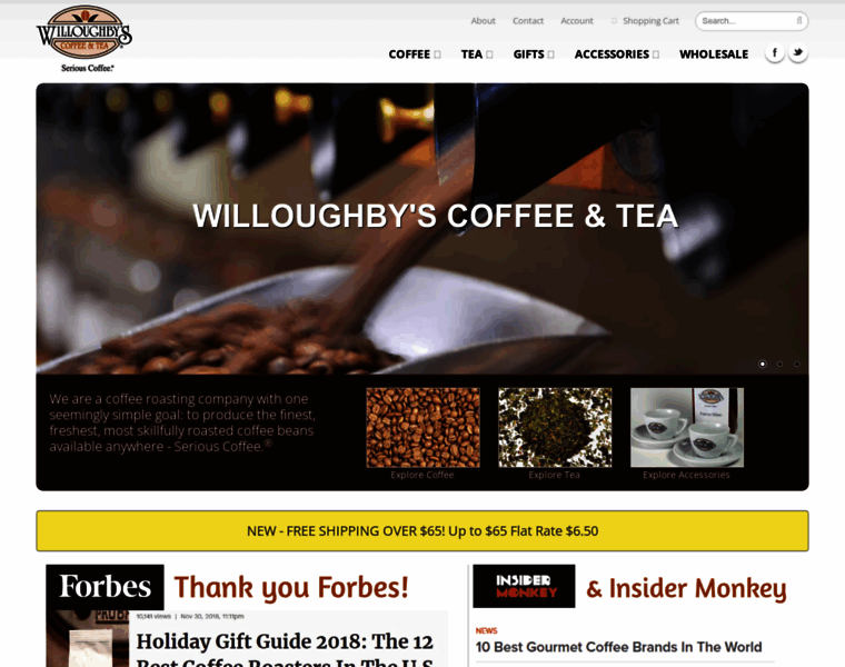 Willoughbyscoffee.com thumbnail