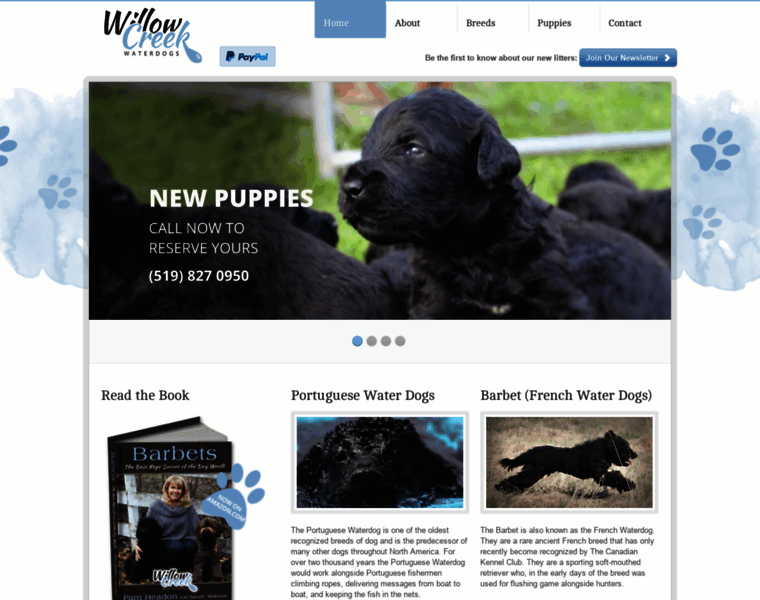 Willowcreekwaterdogs.com thumbnail