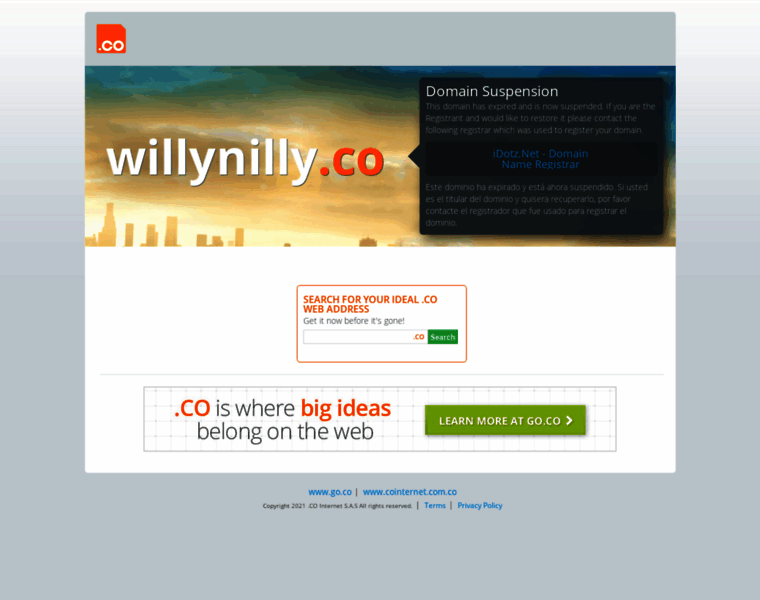 Willynilly.co thumbnail