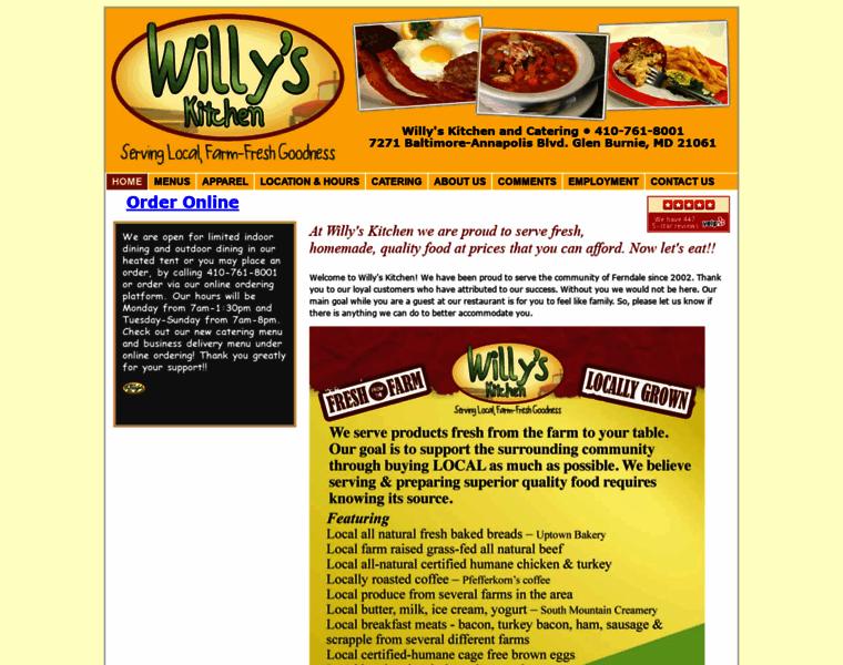Willysrestaurantandcatering.com thumbnail