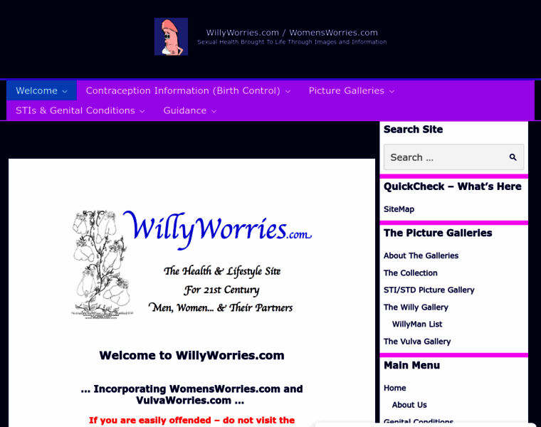 Willyworries.com thumbnail