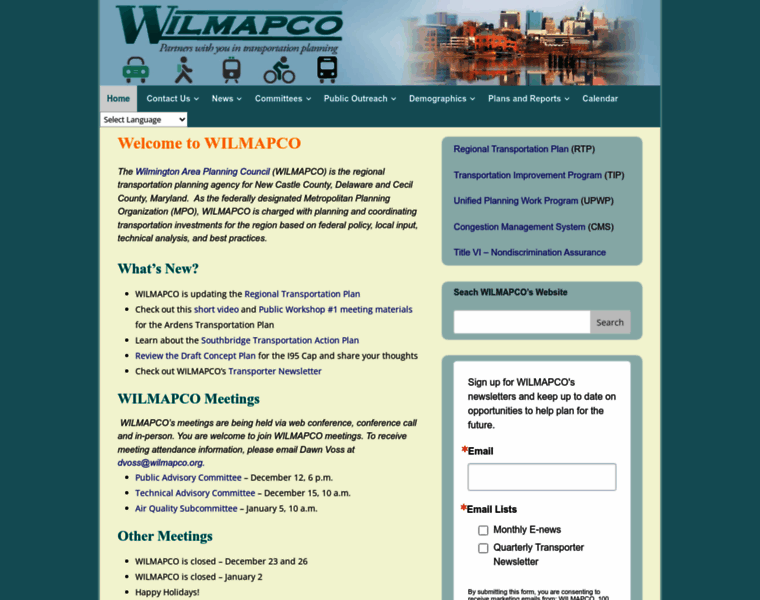 Wilmapco.org thumbnail