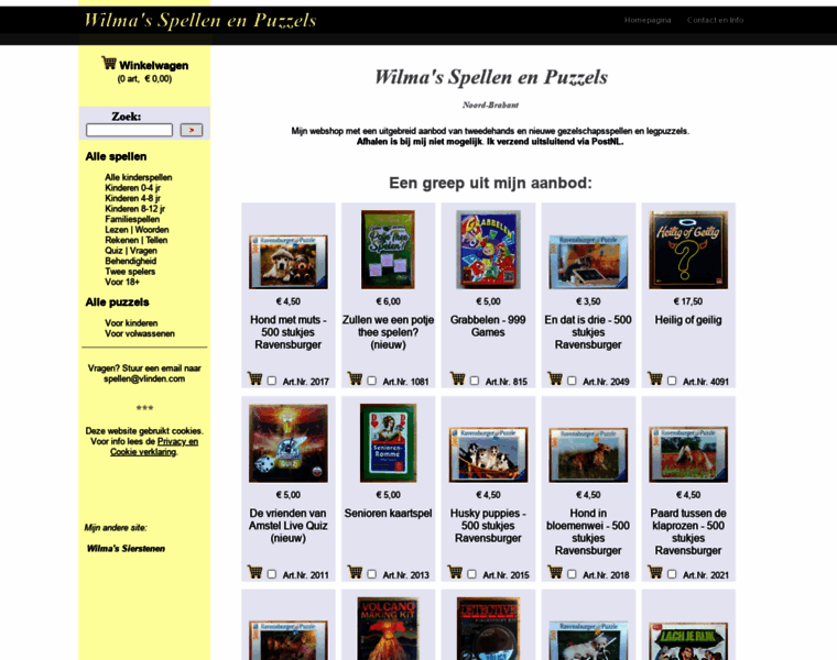 Wilmasspellen.nl thumbnail