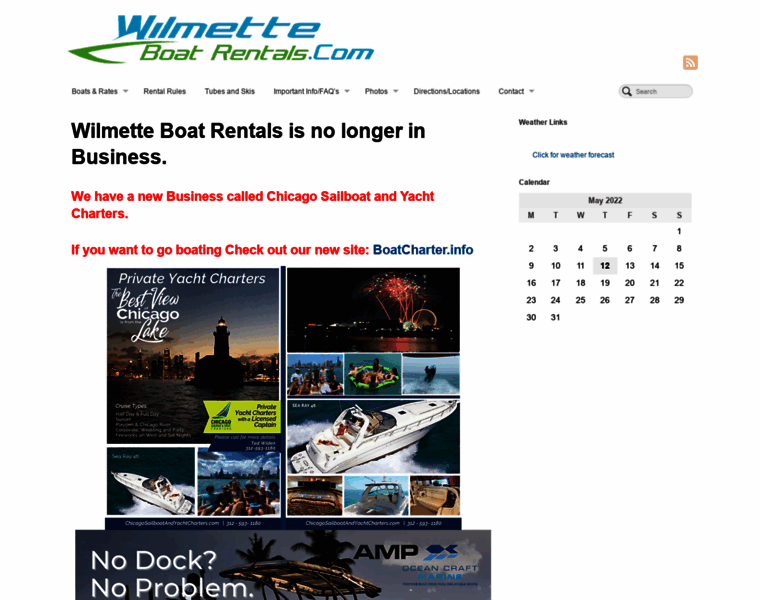 Wilmetteboatrentals.com thumbnail