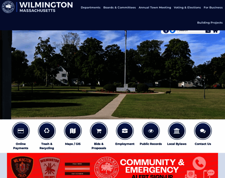 Wilmingtonma.gov thumbnail