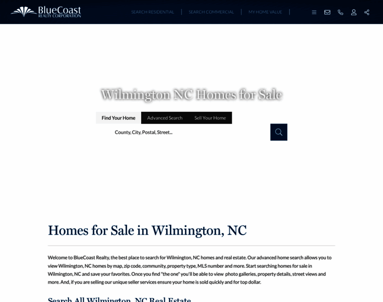 Wilmingtonnchomes.com thumbnail