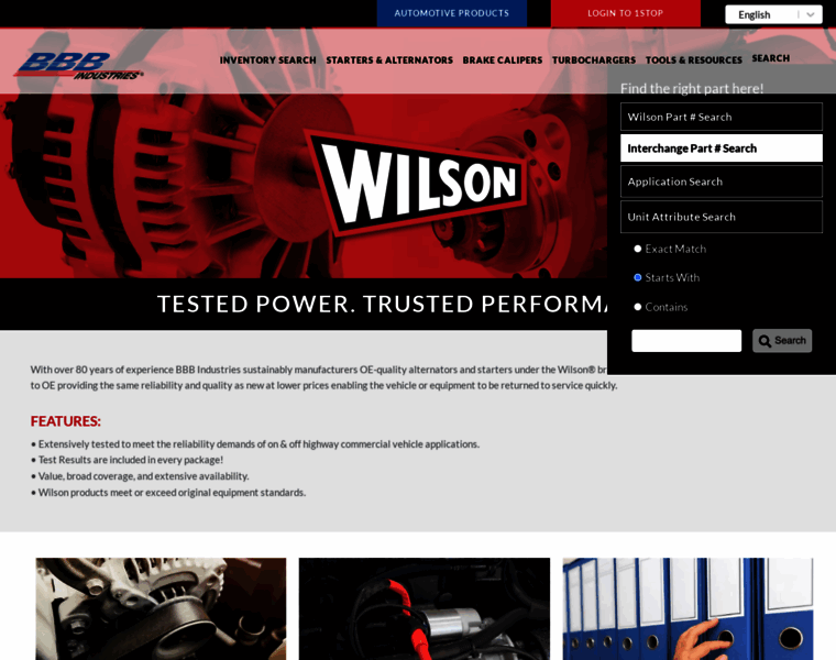 Wilsonautoelectric.com thumbnail