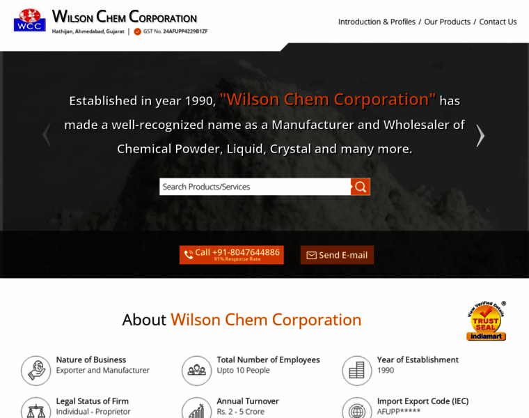 Wilsonchem.net thumbnail
