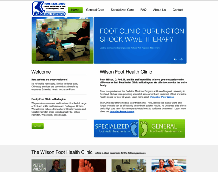 Wilsonfootclinic.com thumbnail
